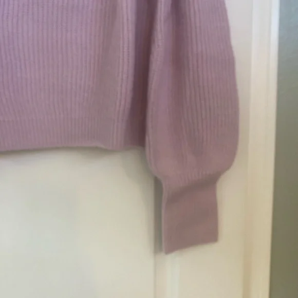 SO Women's Lilac Turtleneck Sweater - Picture 4 of 8